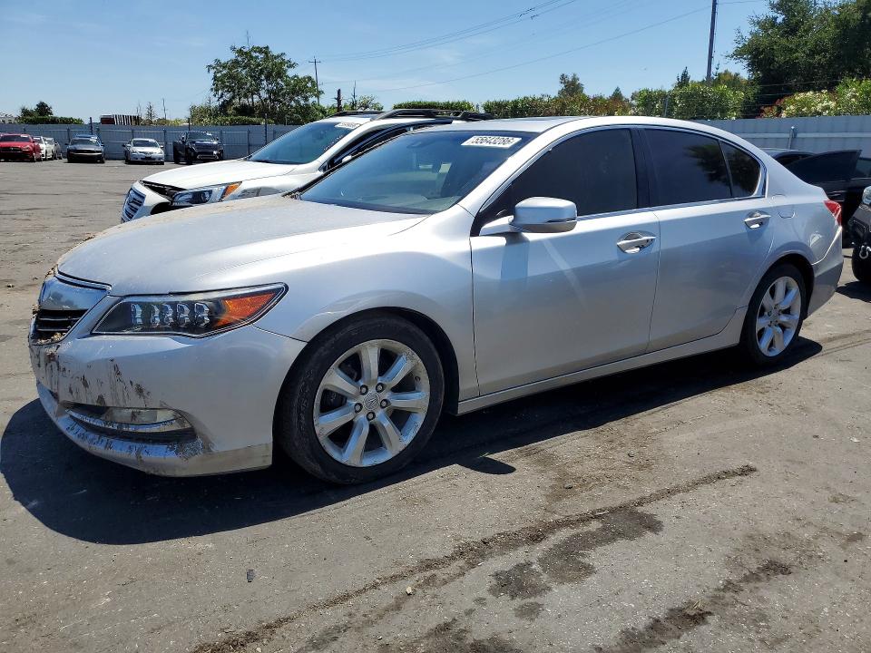 2014 Acura RLX VIN JH4KC1F34EC002636 COPART salvage auction — SIDE, Ca - Salvage Certificate, sold $2,150 on 2026-07-07 (photo 1)
