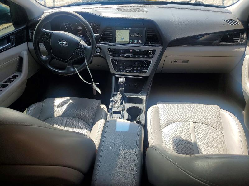 2016 Hyundai Sonata VIN KMHE34L10GA018832 COPART salvage auction — HAIL, Tx - Certificate Of Title (P), sold $5,500 on 2026-07-22 (photo 8)