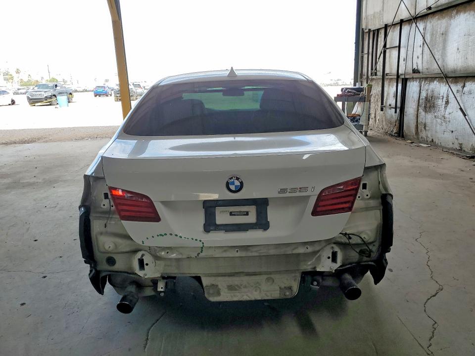 2011 BMW 5er VIN WBAFR7C50BC806046 COPART salvage auction — REAR END, Az - Cert Of Title - Salvage, sold $500 on 2026-07-13 (photo 6)