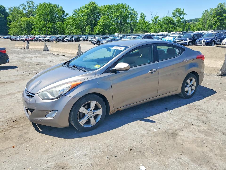 2013 Hyundai Elantra VIN 5NPDH4AE3DH272014 COPART salvage auction — FRONT END, Nj - Certificate Of Title, sold $625 on 2026-07-09 (photo 1)