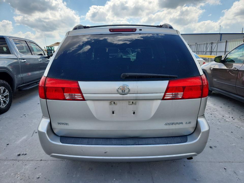 2004 Toyota Sienna VIN 5TDZA23CX4S063969 COPART salvage auction — FRONT END, Tx - Salvage Vehicle Title, sold $875 on 2026-07-17 (photo 6)