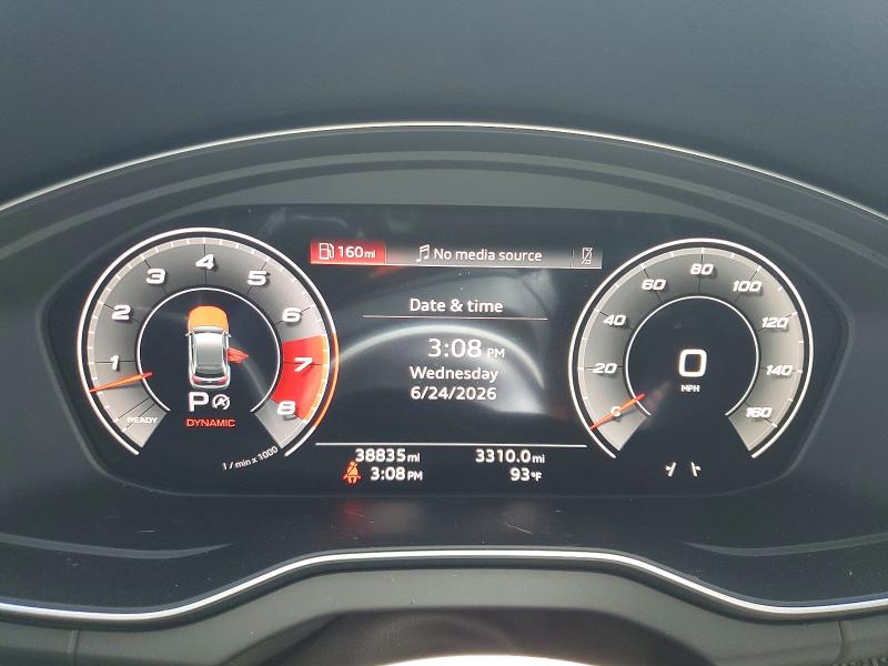 2021 Audi Sq5 VIN WA124AFY3M2083217 COPART salvage auction — SIDE, CA - SALVAGE CERTIFICATE, sold $17,000 on 2026-07-28 (photo 9)