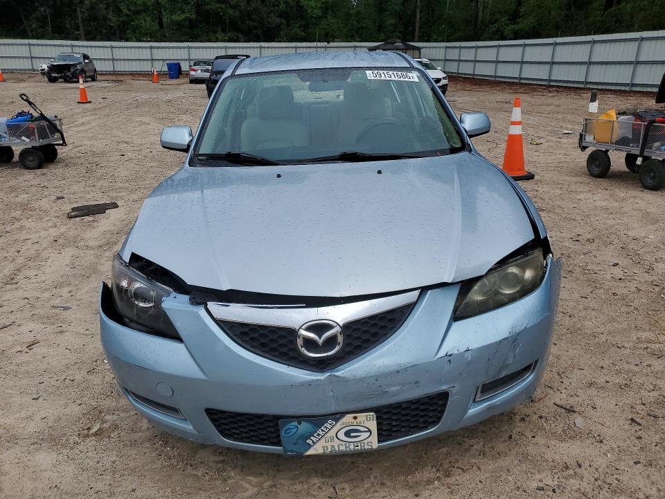 2007 Mazda 3 VIN JM1BK32F271736903 COPART salvage auction — FRONT END, Nc - Salvage Certificate Of Title, sold $275 on 2026-07-31 (photo 5)