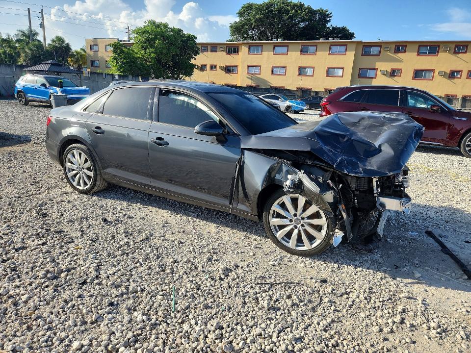 2017 Audi A4 VIN WAUGMAF41HN033670 COPART salvage auction — FRONT END, FL - CERT OF TTL-REBUILT&SLVG RBLD, sold $425 on 2026-07-28 (photo 4)