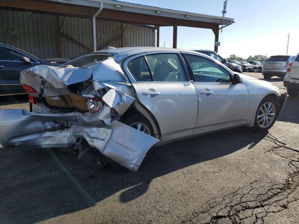 2008 Infiniti G35 VIN JNKBV61F78M256221 COPART salvage auction — ALL OVER, Co - Public - Salvage Title, sold $400 on 2026-07-28 (photo 3)