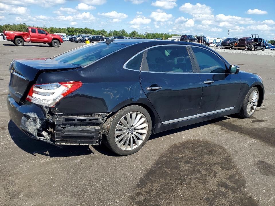 2014 Hyundai Equus VIN KMHGH4JH0EU090989 COPART salvage auction — REAR END, Fl - Certificate Of Destruction, sold $1,100 on 2026-07-13 (photo 3)