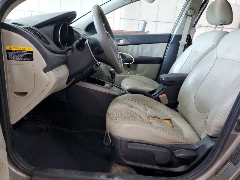 2010 Kia Forte VIN KNAFU4A21A5118453 COPART salvage auction — ROOF, Oh - Cert Of Title-Salvage, sold $300 on 2026-07-10 (photo 7)
