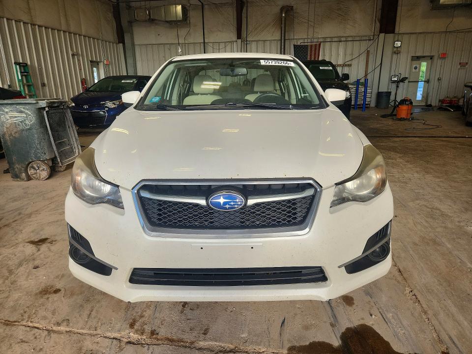 2016 Subaru Impreza VIN JF1GJAB63GH007108 COPART salvage auction — REAR END, Wi - Junked Vehicle Bill Of Sale, sold $525 on 2026-07-06 (photo 5)