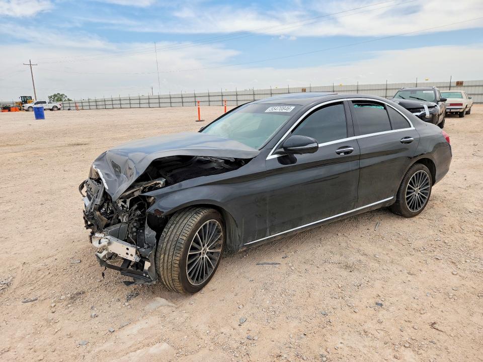 2021 Mercedes-benz C-klasse VIN W1KWF8DB2MR618852 COPART salvage auction — FRONT END, Tx - Salvage Vehicle Title, sold $2,450 on 2026-07-15 (photo 1)