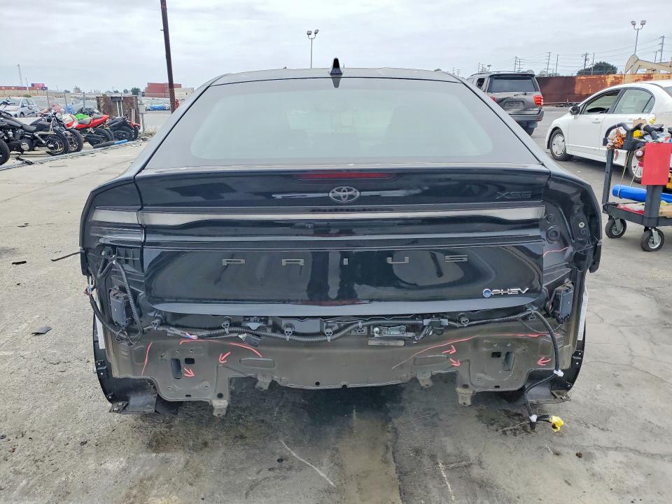 2025 Toyota Prius VIN JTDACACU7S3047124 COPART salvage auction — REAR END, Ca - Salvage Certificate, sold $17,700 on 2026-07-31 (photo 6)