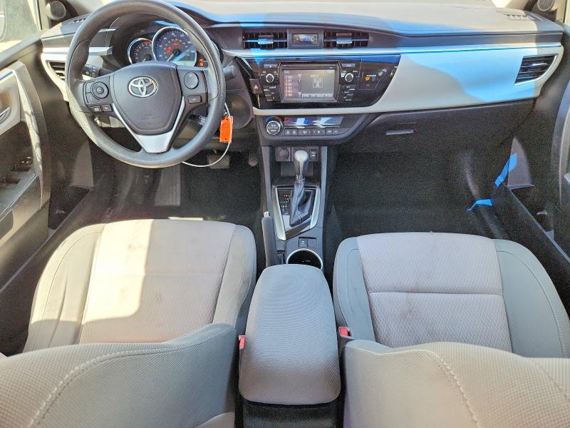 2015 Toyota Corolla VIN 5YFBPRHE8FP324532 COPART salvage auction — FRONT END, UT - SALVAGE CERTIFICATE, sold $3,750 on 2026-07-10 (photo 8)