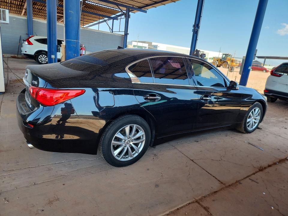 2017 Infiniti VIN JN1EV7AP5HM740016 COPART salvage auction — FRONT END, Az - Dealer Only Clean Title, sold $2,200 on 2026-07-28 (photo 3)