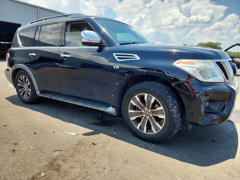 2018 Nissan Armada VIN JN8AY2ND6J9050178 COPART salvage auction — REAR END, Fl - Cert Of Title Slvg Rebuildable, sold $275 on 2026-07-22 (photo 4)