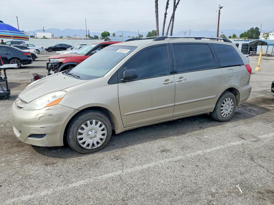 2008 Toyota Sienna VIN 5TDZK23C78S143247 COPART salvage auction — SIDE, Ca - Salvage Certificate, sold $500 on 2026-07-14 (photo 1)