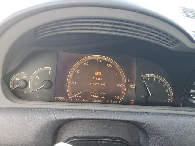 2007 Mercedes-benz Cl-class VIN WDDEJ71X47A005025 COPART salvage auction — MECHANICAL, Fl - Certificate Of Title (P), sold $1,950 on 2026-07-28 (photo 9)