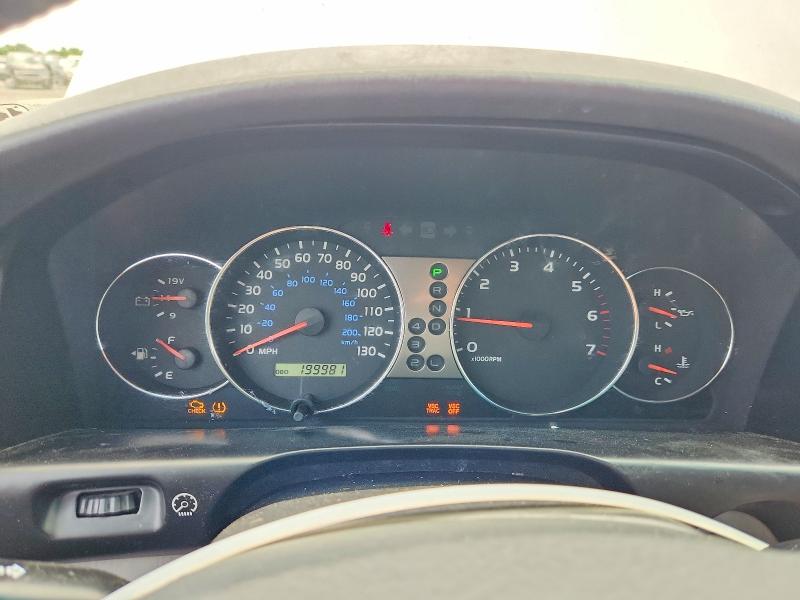 2007 Toyota Land cruiser VIN JTEHT05J272102485 COPART salvage auction — FRONT END, Ky - Cert Of Title-Salvage, sold $8,200 on 2026-07-23 (photo 9)