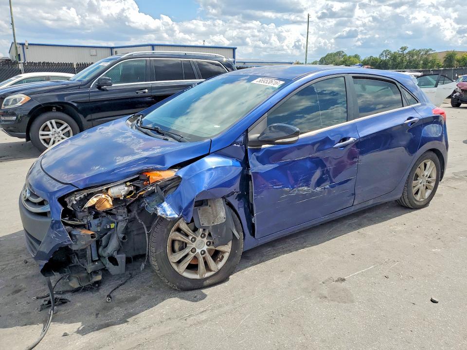 2013 Hyundai Elantra VIN KMHD35LE0DU108805 COPART salvage auction — FRONT END, Fl - Cert Of Title Slvg Rebuildable, sold $725 on 2026-07-09 (photo 1)