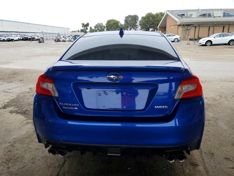 2017 Subaru Wrx VIN JF1VA1N64H8815570 COPART salvage auction — VANDALISM, Ca - Salvage Certificate, sold $550 on 2026-07-21 (photo 6)