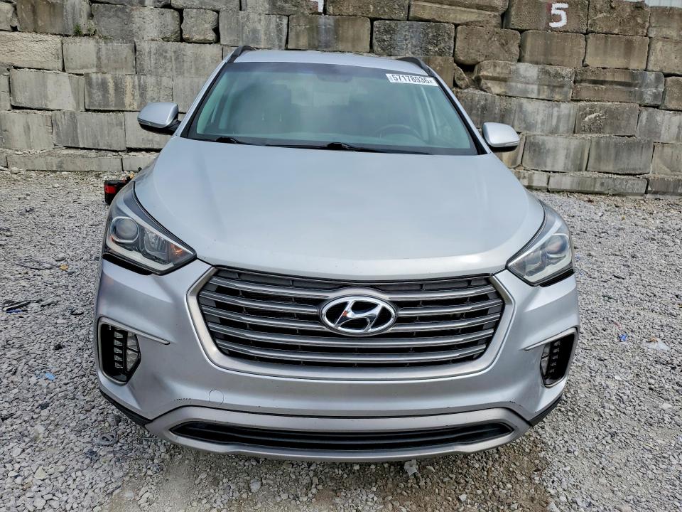 2017 Hyundai Santa fe VIN KM8SNDHF5HU203878 COPART salvage auction — MECHANICAL, Ky - Cert Of Title-Rebuilt Vehicle, sold $1,800 on 2026-07-17 (photo 5)
