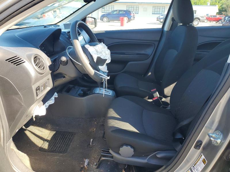2021 Mitsubishi Mirage VIN ML32AUHJ0MH014338 COPART salvage auction — FRONT END, Pa - Certificate Of Salvage, sold $500 on 2026-07-14 (photo 7)