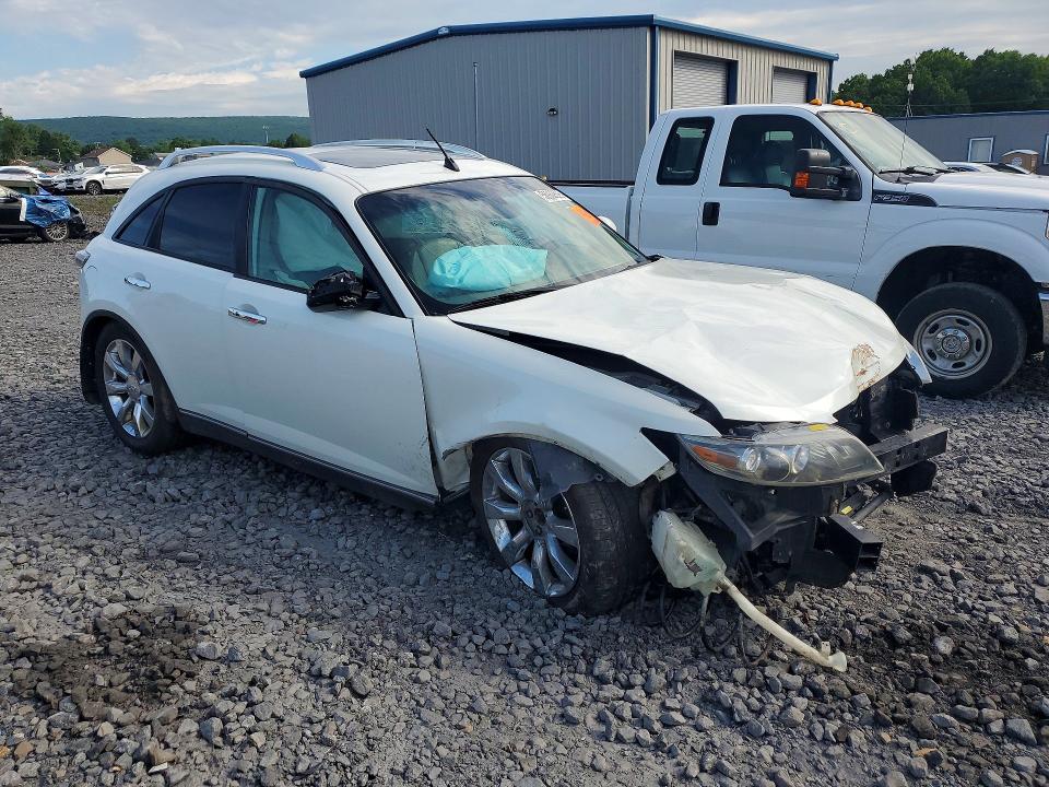 2005 Infiniti Fx VIN JNRAS08WX5X207338 COPART salvage auction — FRONT END, Pa - Certificate Of Salvage, sold $2 on 2026-07-29 (photo 4)