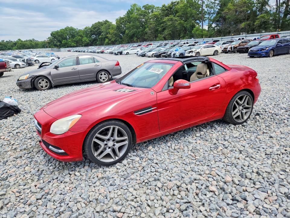2015 Mercedes-benz Slk-klasse VIN WDDPK4HA6FF104601 COPART salvage auction — ROOF, Ga - Cert Of Title-Salvage, sold $1,650 on 2026-08-06 (photo 1)