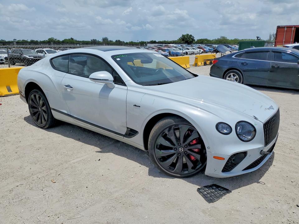 2024 Bentley Continental VIN SCBCG2ZG7RC015887 COPART salvage auction — FRONT END, Fl - Cert Of Title Slvg Rebuildable, sold $93,500 on 2026-07-08 (photo 4)