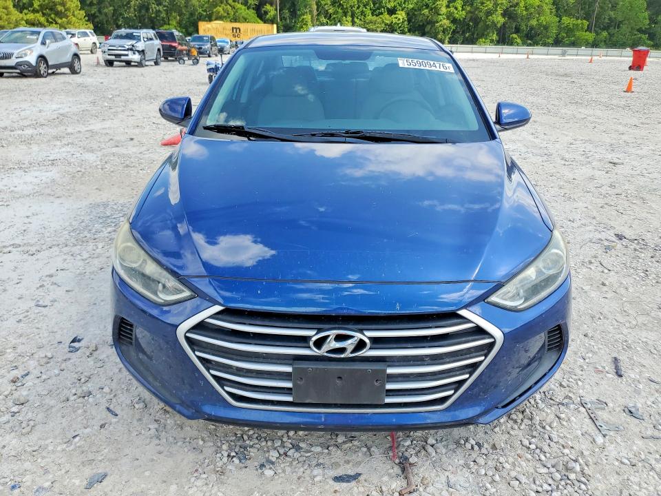 2017 Hyundai Elantra VIN 5NPD84LF1HH161005 COPART salvage auction — WATER/FLOOD, Tx - Salvage Title-Flood Damage, sold $1,100 on 2026-07-02 (photo 5)