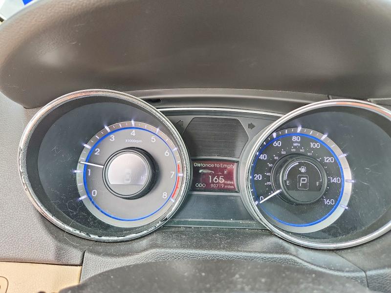 2014 Hyundai Sonata VIN 5NPEB4AC5EH907157 COPART salvage auction — FRONT END, Tx - Salvage Vehicle Title, sold $1,200 on 2026-07-09 (photo 9)