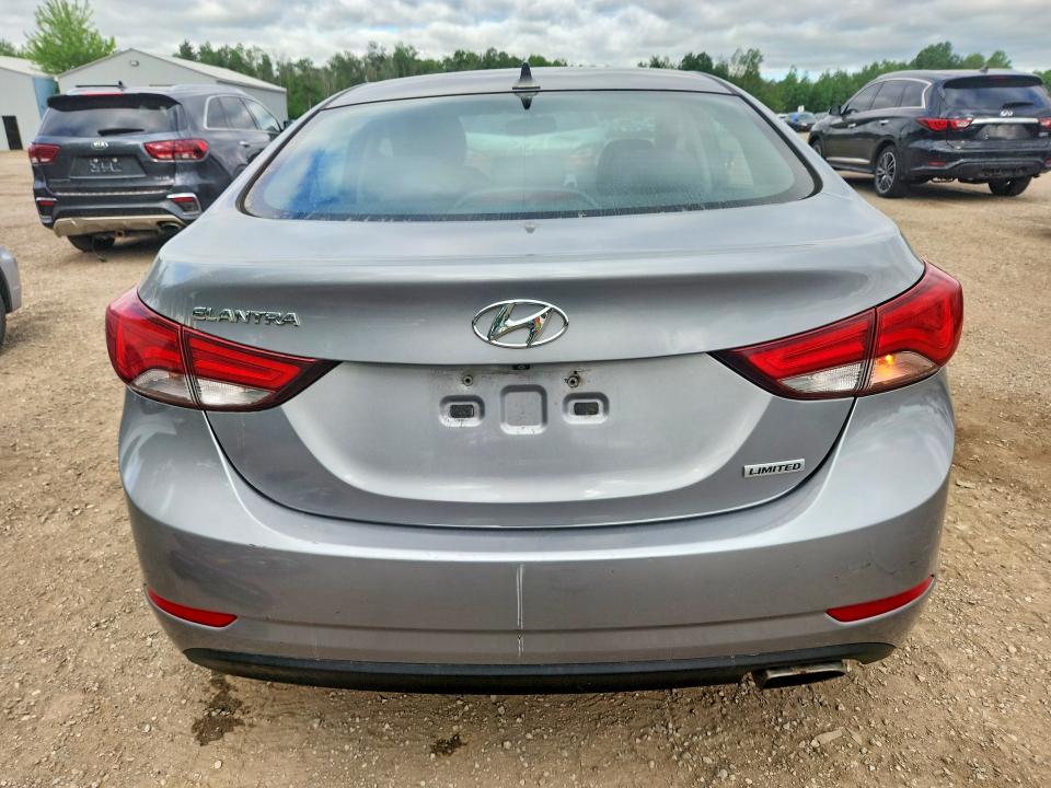 2015 Hyundai Elantra VIN KMHDH4AH2FU235535 COPART salvage auction — FRONT END, ON - PERMIT SALVAGE, sold $1,550 on 2026-07-07 (photo 6)