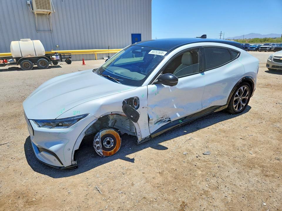 2022 Ford Mustang mach-e VIN 3FMTK3R73NMA16086 COPART salvage auction — SIDE, Az - Cert Of Title - Salvage, sold $8,600 on 2026-07-31 (photo 1)