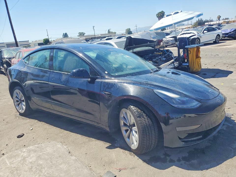 2022 Tesla Model 3 VIN 5YJ3E1EA8NF289689 COPART salvage auction — FRONT END, CA - SALVAGE CERTIFICATE, sold $3,100 on 2026-07-28 (photo 4)