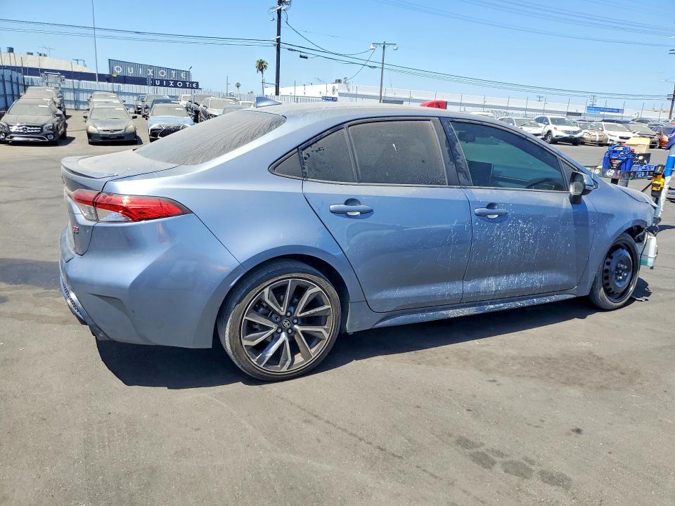 2021 Toyota Corolla VIN JTDS4MCE5MJ060268 COPART salvage auction — FRONT END, Ca - Salvage Certificate, sold $5,500 on 2026-07-15 (photo 3)