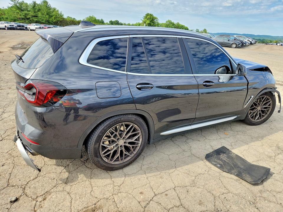 2022 BMW VIN 5UX53DP09N9K77161 COPART salvage auction — FRONT END, PA - CERTIFICATE OF SALVAGE, sold $7,800 on 2026-07-10 (photo 3)