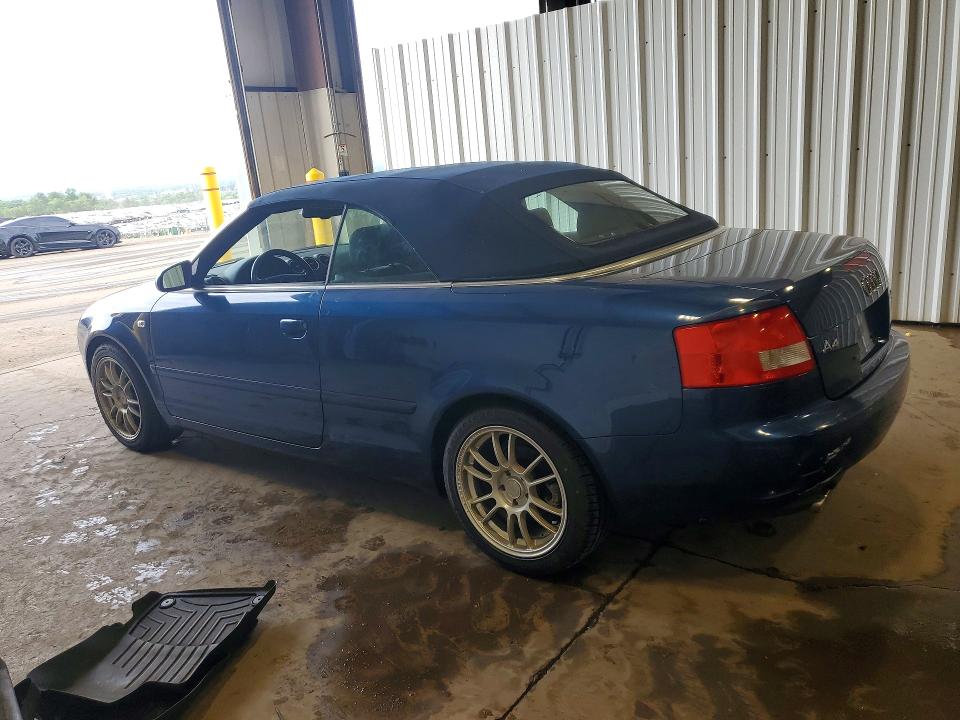 2005 Audi A4 quattro VIN WAUDT48H25K006157 COPART salvage auction — FRONT END, Pa - Certificate Of Salvage, sold $400 on 2026-07-02 (photo 2)