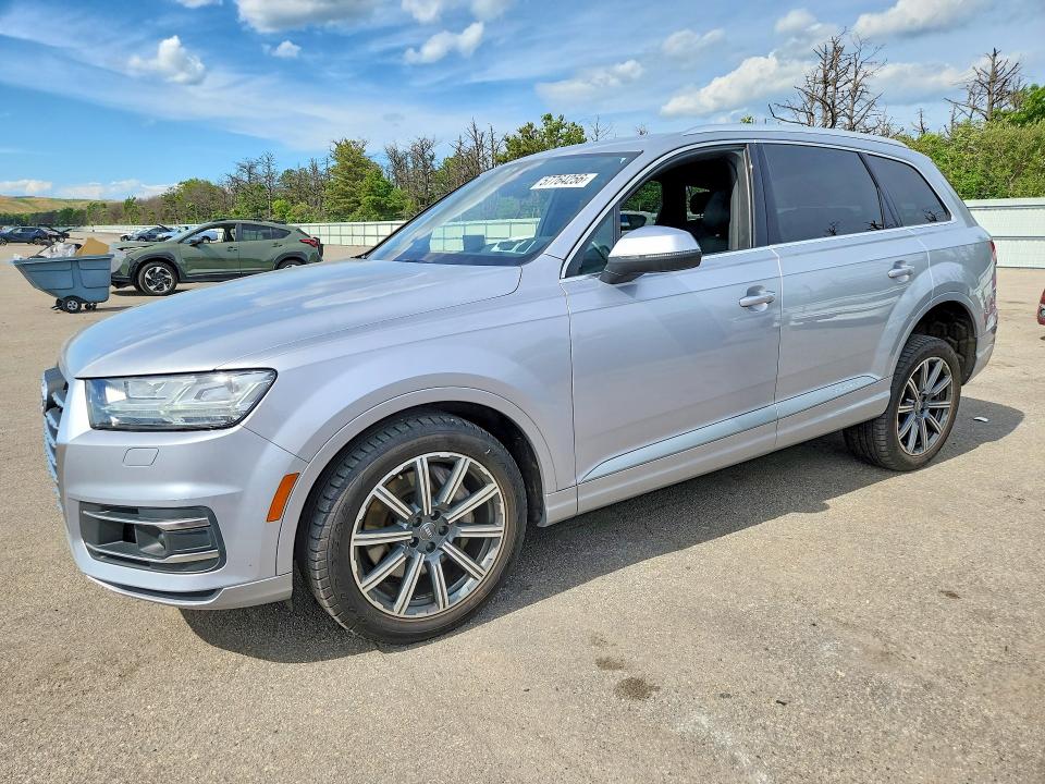 2018 Audi Q7 VIN WA1VAAF70JD002722 COPART salvage auction — REAR END, Ny - Mv-907A Salvage Certificate, sold $6,600 on 2026-07-06 (photo 1)
