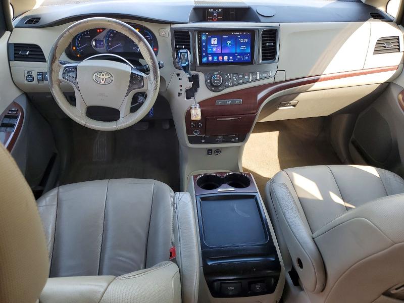 2011 Toyota Sienna VIN 5TDYK3DC4BS160921 COPART salvage auction — REAR END, CA - SALVAGE CERTIFICATE, sold $1,950 on 2026-07-06 (photo 8)
