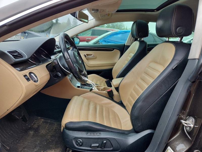 2013 Volkswagen Passat cc VIN WVWRN7AN6DE516108 COPART salvage auction — REAR END, On - Permit Salvage, sold $400 on 2026-08-18 (photo 7)