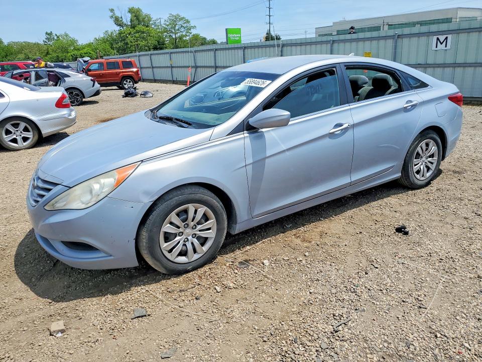 2011 Hyundai Sonata VIN 5NPEB4AC9BH224289 COPART salvage auction — VANDALISM, Il - Salvage Certificate, sold $350 on 2026-07-31 (photo 1)