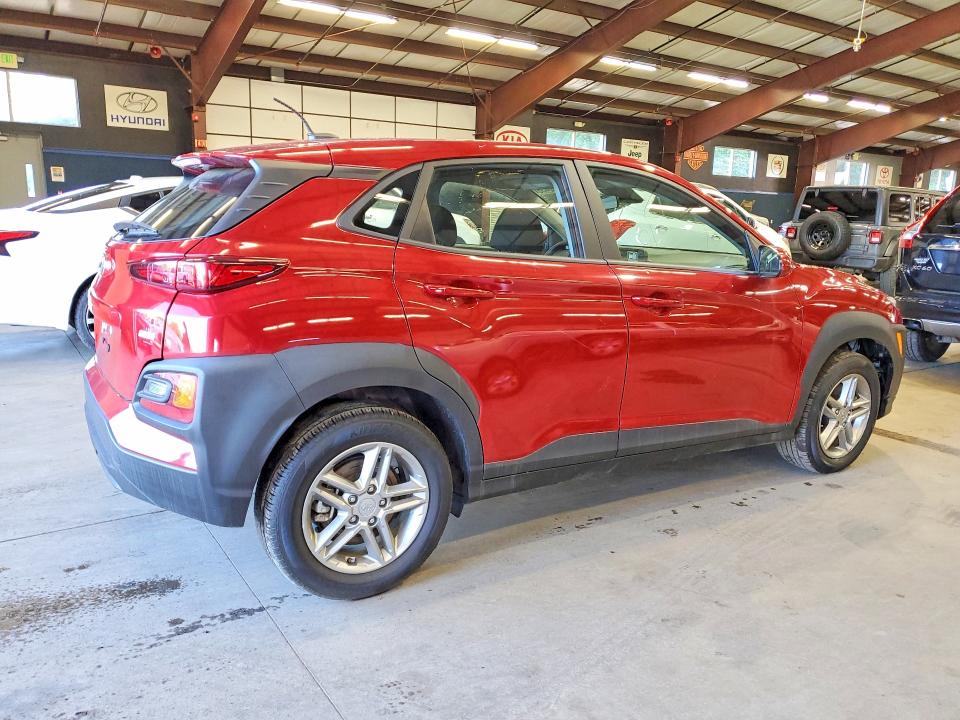 2021 Hyundai Kona VIN KM8K1CAA8MU711325 COPART salvage auction — REAR END, CT - CERTIFICATE OF TITLE (P), sold $9,200 on 2026-07-30 (photo 3)