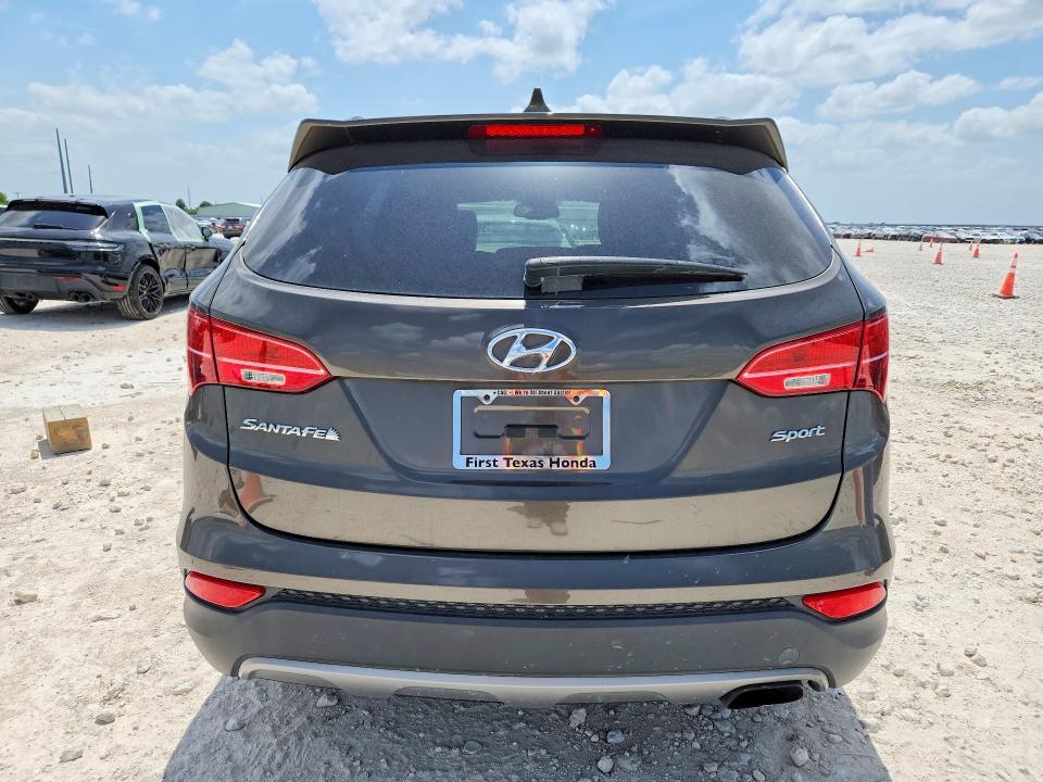 2013 Hyundai Santa fe VIN 5XYZU3LB6DG015144 COPART salvage auction — NORMAL WEAR, Tx - Certificate Of Title (P), sold $2,450 on 2026-07-09 (photo 6)