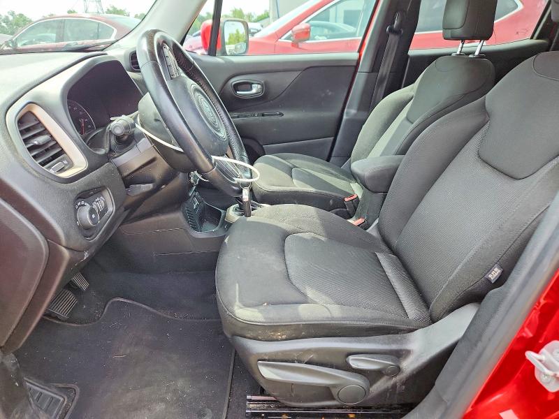 2016 Jeep Renegade VIN ZACCJABT6GPD08141 COPART salvage auction — REAR END, Pa - Cert Of Title (P), sold $775 on 2026-08-17 (photo 7)