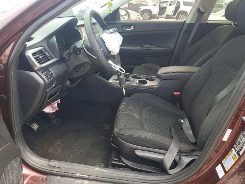 2020 Kia Optima VIN 5XXGT4L35LG382712 COPART salvage auction — FRONT END, Oh - Cert Of Title-Salvage, sold $875 on 2026-07-07 (photo 7)
