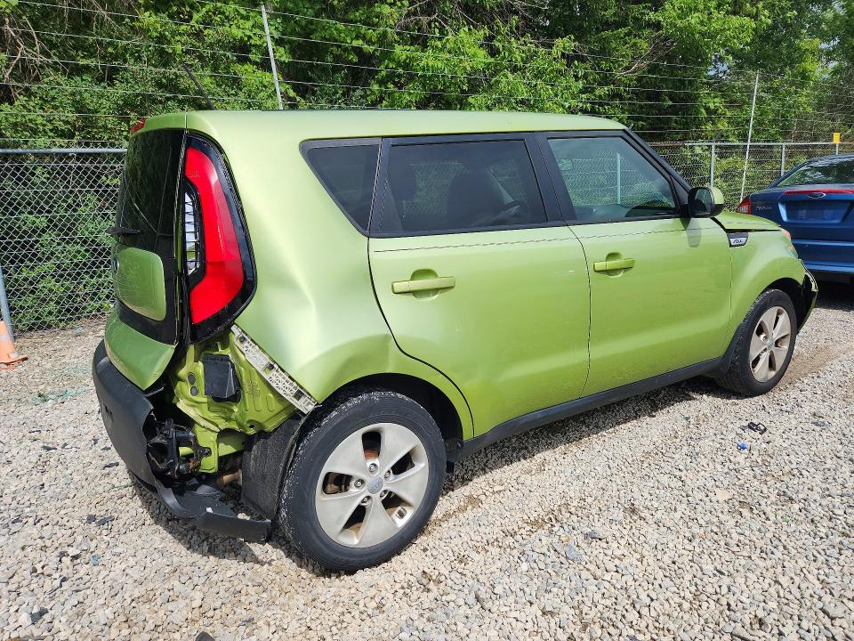 2016 Kia Soul VIN KNDJN2A2XG7854061 COPART salvage auction — FRONT END, Oh - Certificate Of Title, sold $550 on 2026-07-15 (photo 3)