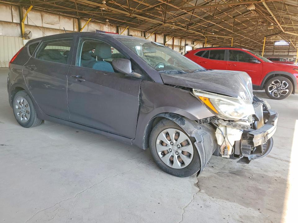 2017 Hyundai VIN KMHCT5AE3HU318030 COPART salvage auction — FRONT END, Az - Cert Of Title - Salvage, sold $350 on 2026-07-27 (photo 4)