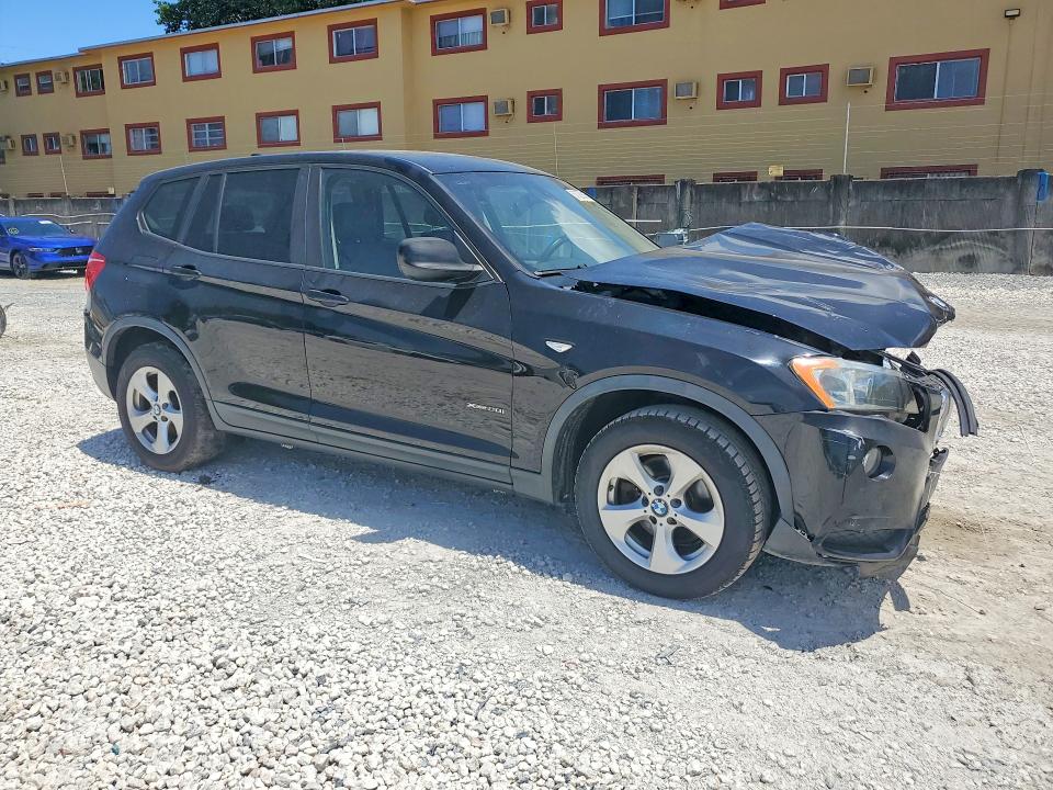 2011 BMW X3 VIN 5UXWX5C57BL708692 COPART salvage auction — FRONT END, FL - CERT OF TITLE SLVG REBUILDABLE, sold $400 on 2026-07-10 (photo 4)