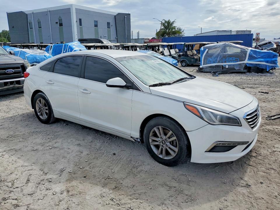 2015 Hyundai Sonata VIN 5NPE24AF2FH005514 COPART salvage auction — FRONT END, Fl - Cert Of Title-Rebuilt, sold $1,300 on 2026-07-31 (photo 4)