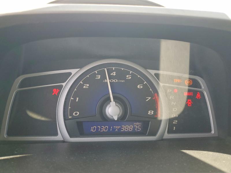 2010 Honda Civic VIN 2HGFG1B68AH520474 COPART salvage auction — NORMAL WEAR, Tx - Certificate Of Title, sold $925 on 2026-07-09 (photo 9)