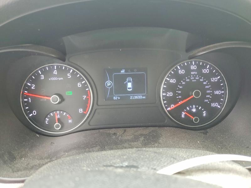 2017 Kia Optima VIN 5XXGT4L39HG158334 COPART salvage auction — FRONT END, Al - Cert Of Title-Salvage Title, sold $825 on 2026-07-14 (photo 9)