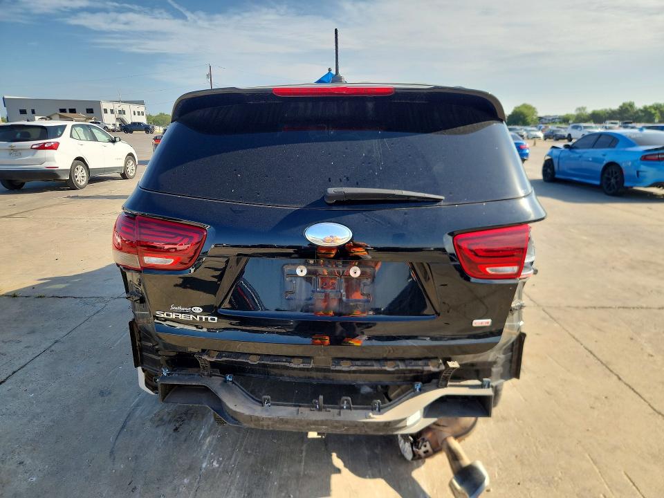 2019 Kia Sorento VIN 5XYPG4A33KG579721 COPART salvage auction — SIDE, TX - SALVAGE VEHICLE TITLE (P), sold $1,900 on 2026-07-20 (photo 6)